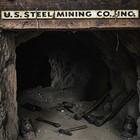 Vintage Us Steel Mill Coal Mining Porcelain Sign Industrial Gas Oil Advertising
