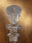 Versace Rosenthal Frosted Clear Lead Crystal Medusa Wine Bottle Stopper
