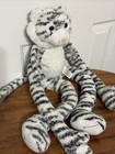 2000 Animal Alley Long Legs Arms White Tiger Plush 22 