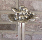 Arthur s Court Paper Towel Holder Grape Leaf Motif 3-d Freestanding 13  Tall