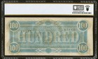 Pcgs 61  T-65 1864 Confederate States  100 Civil War Obsolete Banknote Currency
