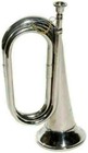 Weekend Sale Bugle Nickle Finish Old School Orchestra Band Bugle Bigul With Case