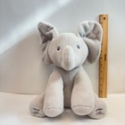 Baby Gund Flappy The Elephant Animated Plush Gray Stuffed Animal Toy 12 Inch