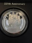 2017-p Proof American Liberty 225th Anniversary Silver Medal Box   Coa U s  Mint