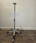 Rolling Stand For Patient Monitor Cart With Basket
