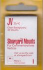 Showgard Clear Stamp Mounts Jv 25x40 Mm Us Commemoratives Vertical Pack Of 40