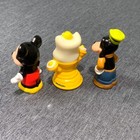 3pcs Fisher Price Little People Disney Lumiere Mickey Mouse Goofy Character Toys