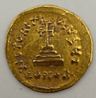 610-641 Ad Byzantine Empire Av Solidus Constantinople Heraclius 4 45g S-738