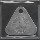 Kemptville  ontario  Dairy N l  Stewart 1 Quart Milk dairy Token