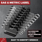 40pcs Modular Wrench Organizer Tool Drawer Storage Holder Metric Sae Rack Mechan