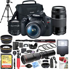 Canon Eos Rebel T7 Dslr Camera W  18-55mm Is Ii   75-300mm Iii Dual Lens Pro Kit