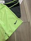 Nike Boys T-shirt   Shorts Set Size 7 Nwt Gray And Yellow Green Msrp  40
