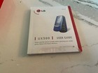 Lg Ux300 User Guide Sealed And Box Only No Cell Phone Flip Phones Manual Instruc
