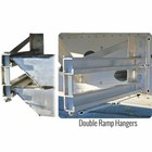 Semi-trailer Loading Ramp Storage Brackets For Two 5  Thick Ramps - 18   Or 20 