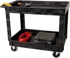 New Black Rubbermaid Heavy Duty Commercial Utility Cart