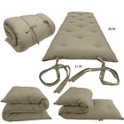 Japanese Floor Rolling Futon Mattress  Cotton Bed  Shikifuton 3 X 27 X 80 Tan