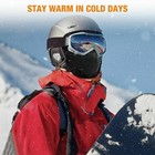 Winter Balaclava Ski Full Face Mask Windproof Fleece Neck Warm For Cold Weather