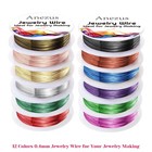 12 Rolls Jewelry Wire Craft Wire Tarnish Resistant Beading Wire For Jewelry M   