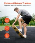 Vevor Balance Board Wobble Trainer For Adults 3-level Adjustable Base Core