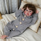 Real Life Reborn Baby Dolls Vinyl Silicone 22  Lifelike Large Girl Doll Gift
