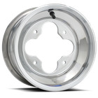 Dwt Polished A5 10  Front 10  Rear Wheels Rims Yamaha Yfz450 Banshee Raptor 700