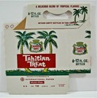 Vintage Canada Dry Tahitian Treat 6 Pk Soda Bottle Carton Carrier Store Stock