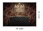 7x5ft Retro Boudoir Backdrop Headboard Photography Studio Prop Background