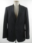 Men s 38r J crew Thompson Black Wool Tuxedo 2-pc 2-button Suit Pants 32 X 30 New