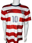 2012-2013  10 Landon Donovan Usa Home Soccer  Jersey Red white Size 2xl