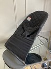 Babybj  rn Bouncer Bliss Quilted Woven Gray Black  baby Bjorn 