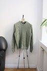Polo Ralph Lauren Cotton Knitted Green Sweater Men s Small