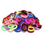 Baby Hair Ties  Elastic Bands For 120 Count  pack Of 1   Multicolor