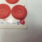 Vintage Lansing Buttons Two Hole Flat New Old Stock Red Circle Mcm