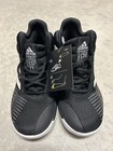 New- Adidas Pro Spark 2018 Youth Basketball Shoe Sneaker Black white Us 3