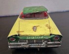 Vintage Green Ford Fairlane 500 Tin Litho Friction Toy Car Japan