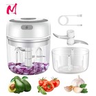 Mini Food Processor  Vegetable Garlic Chopper  Usb Meat Grinder  Rechargeable