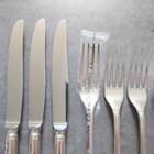 Christofle Marly 9pcs Silverplate Flatware Table Knife Fork Spoon Excellent