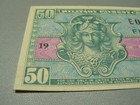 Military Payment Certificate Mpc Series 521 50 Cents