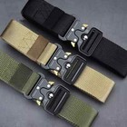 Men Casual Military Tactical Army Adjustable Quick Release Belts Pants Waistband