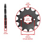 Front Drive Chain Sprocket For Yamaha Ttr125  e   L  Le 2000-2009 2011-2023