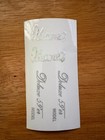 1977 Ibanez Deluxe  59er Guitar Raised Uv Dtf Decal  Headstock Logo Gray Silver