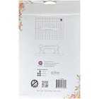 Prima Marketing Clear Acrylic Stamp Block 6x8 With Handle Grid Redesign Iod New