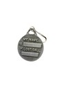 Vintage Dog Cat Pet Tag St  Francis Protection Id