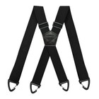 Men Heavy Duty Suspenders Adjustable X-back Work Biker Wide Elastic Pant Straps