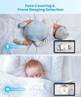 Iegeek Dual-band Wifi Baby Monitor 4mp Hd 360   Auto-tracking Camera Night Vision