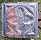Antique Gothic Victorian Ceiling Tin Tile Canvas Shabby Chic Clover Quatrefoil