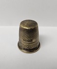 Vintage Brass Size 10 Thimble Stamped  austria 