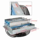 Speed Wall Mounted Greenhouse Garage Aluminum 16 Inch Shutter Exhaust Fan High