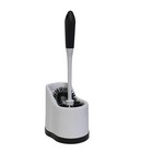 Toilet Bowl Brush Set With Rim Cleaner   Holder - Toilet Bowl Cleaning System