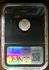 1854 Arrows Seated Liberty Silver Half Dime Pcgs Ms64 J84